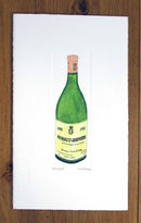 Meursault 1er Cru bottle artist print