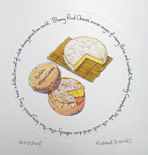 Richard Bramble Bloomy Rind Cheese Print