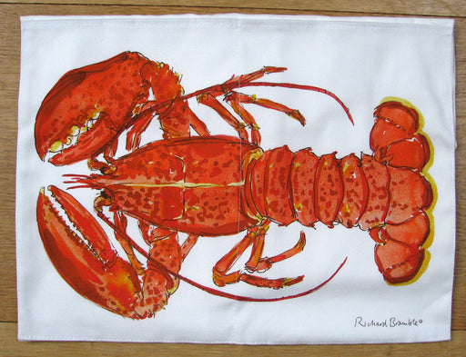 Red Lobster apron by Richard Bramble