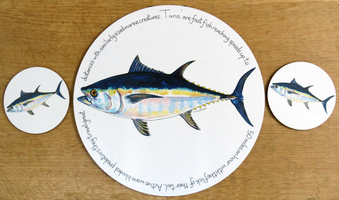 Bluefin Tuna Tablemat in use