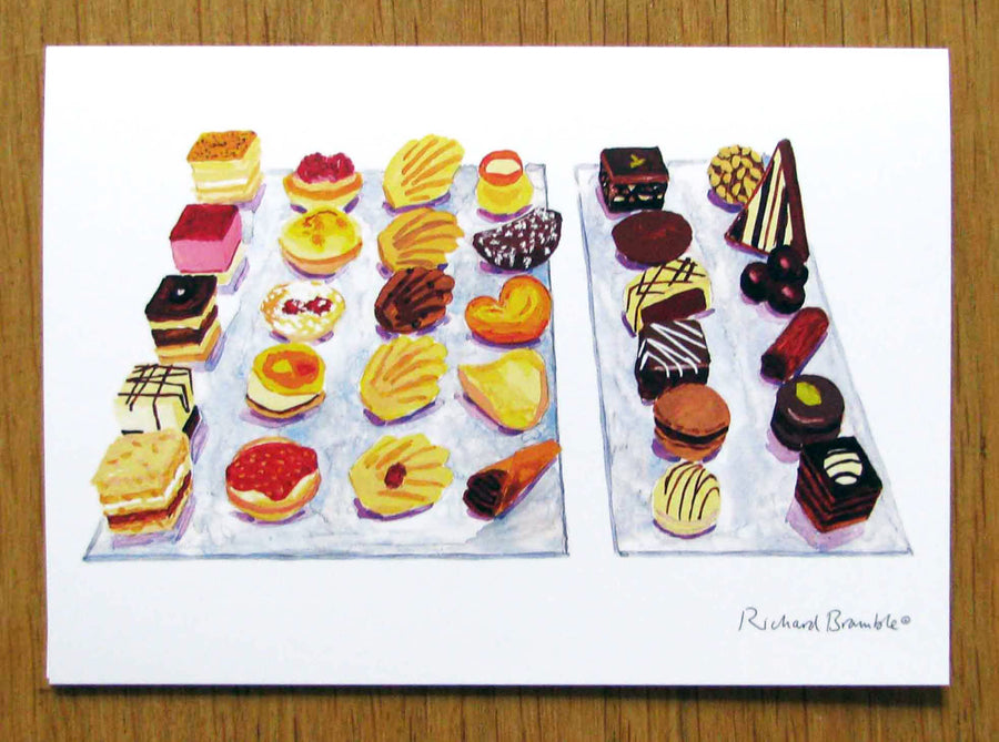 Richard Bramble Petit Fours Greeting Card