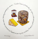 Cheddar Cheese Print