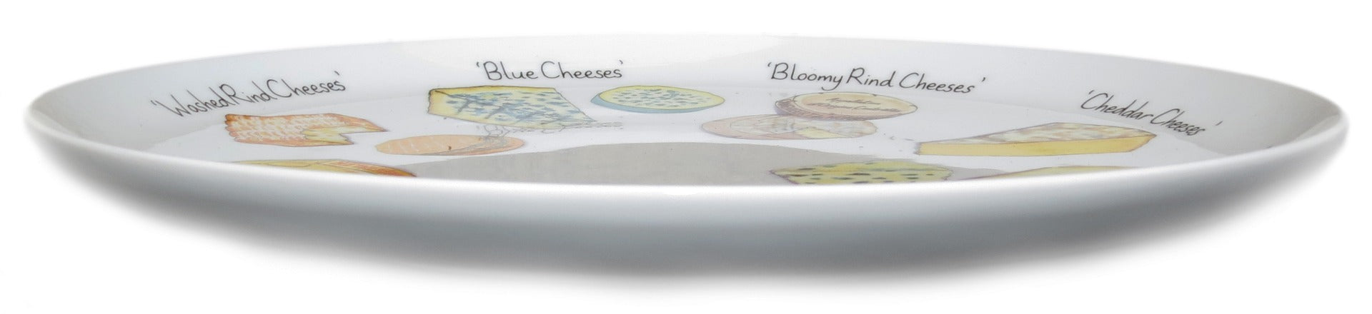 Cheese Plate & Platter 30cm (12") Flat Rimmed | Richard Bramble