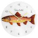 Brown Trout 30cm Clock