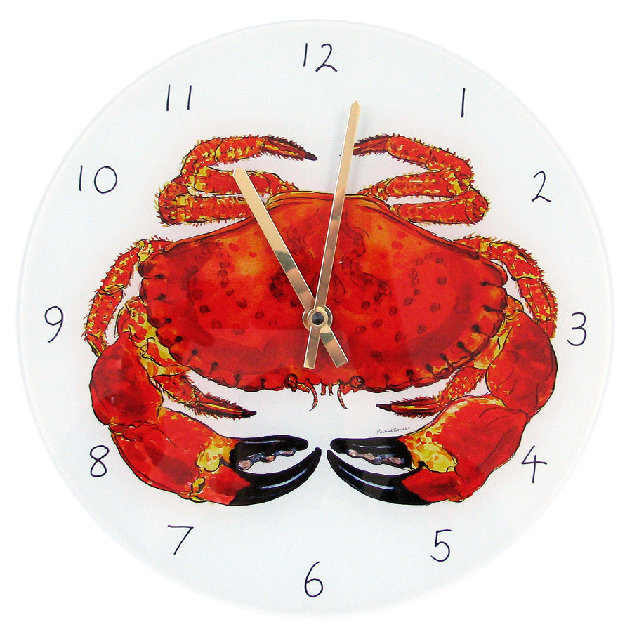 Crab 30cm Clock| Richard Bramble — Richard Bramble Store