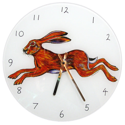 Leaping Hare Clock by Richard Bramble