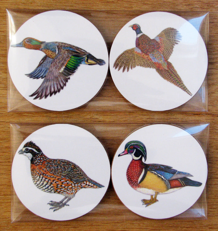 Gamebirds coaster gift selection in use