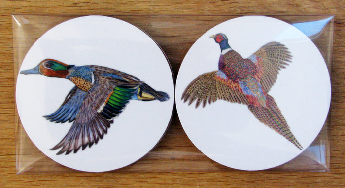 Gamebirds coaster gift selection table setting