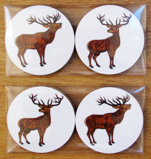 Richard Bramble Stags Gift Coaster Pack