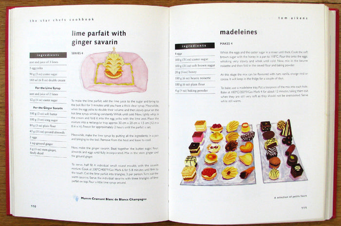 Starchefs Cookbook size & rim guide