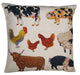 Richard Bramble Farmyard Linen Cushion limited edition