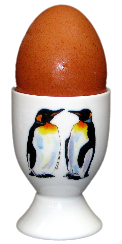 Egg Cup King Penguin Standing by Richard Bramble