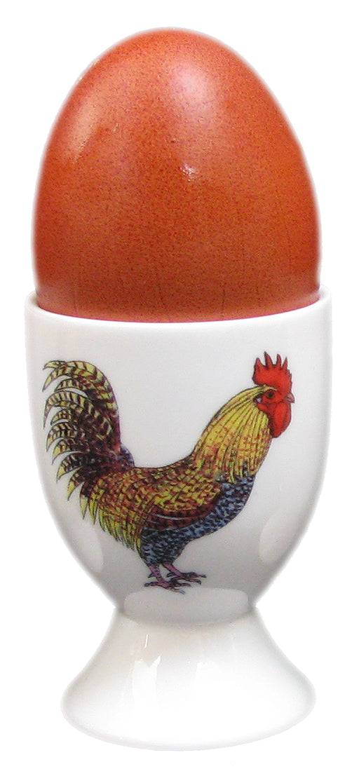 Cockerel and Hen Egg Cup by Richard Bramble