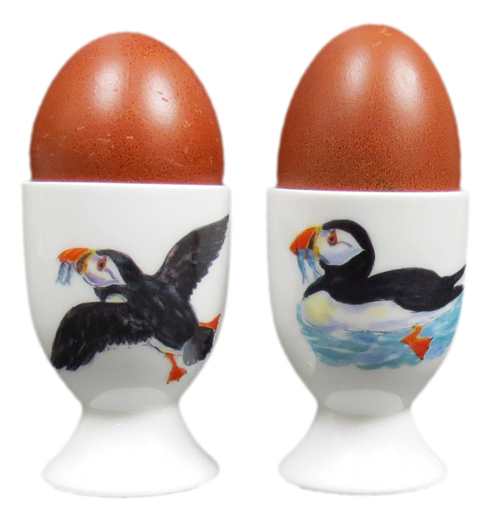 Puffin Egg Cup in use