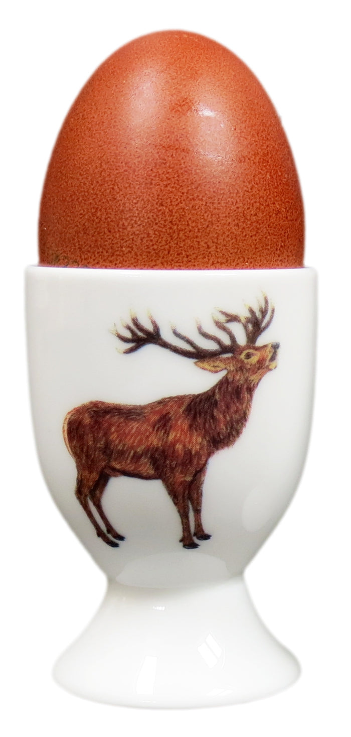 Stag Egg Cup styled on the table