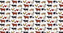 Farmyard Linen Fabric (made to order)
