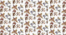 Gamebirds Linen Fabric (made to order)