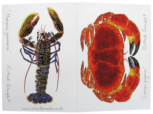 Richard Bramble Lobster & Crab Greetings Card