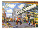 Borough Market Stoney Street towards Monmouth Coffee Greeting Card