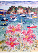 Poole Harbour Rock Roses from Sandbanks Greeting Card