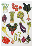 Vegetables LARGE Greeting Card