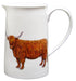 Highland & Belted Galloway Cow 1 Pint Jug by Richard Bramble