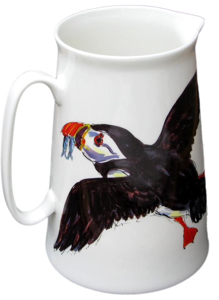 Puffin 3 Pint Jug (limited edition) styled on the table