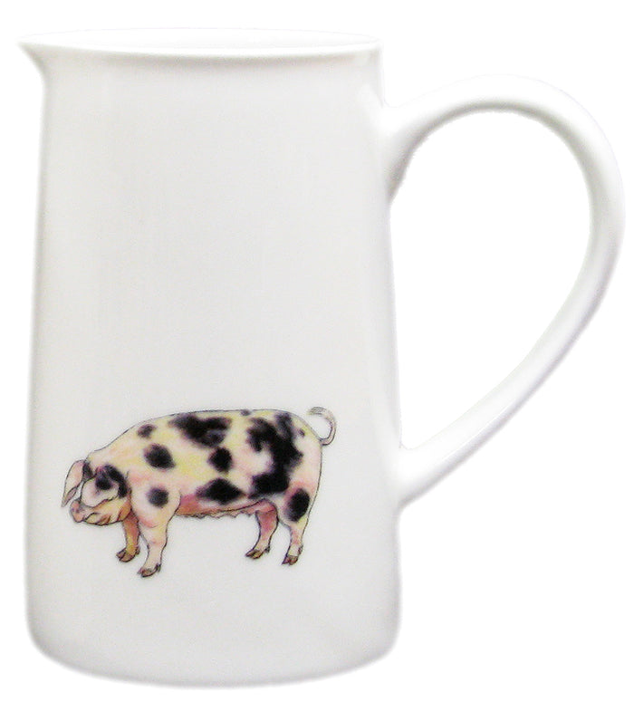 ½ Pint Gloucestershire Old Spot & Saddleback Pig Jug table setting