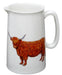 Highland & Belted Galloway Cow 1 Pint Jug by Richard Bramble