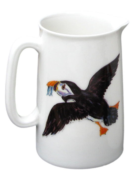 ½ Pint Puffin Jug left side