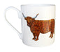 Richard Bramble Highland Cow Mug (medium straight sided) 