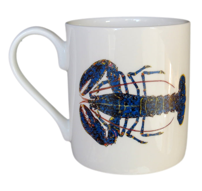 Crab & Lobster  Mug (medium straight sided) table setting