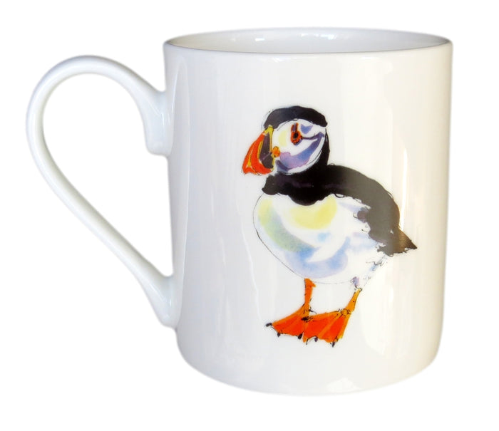 Puffin Mug (medium straight sided) table setting