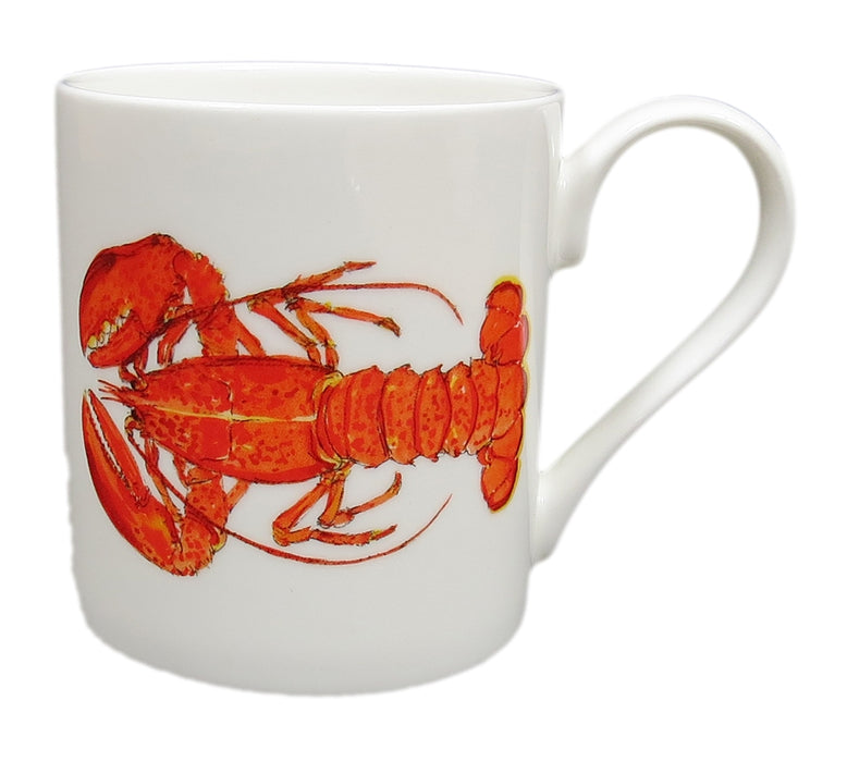 Richard Bramble Red Lobster Mug (medium straight sided) 