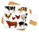 Farmyard Melamine Chopping Board
