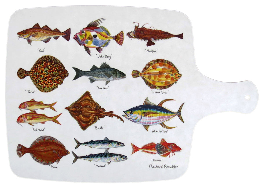 Sea Fish Melamine Board by Richard Bramble