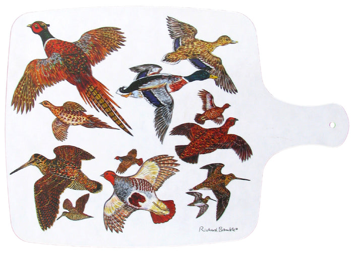 Gamebirds Melamine Chopping Board in use