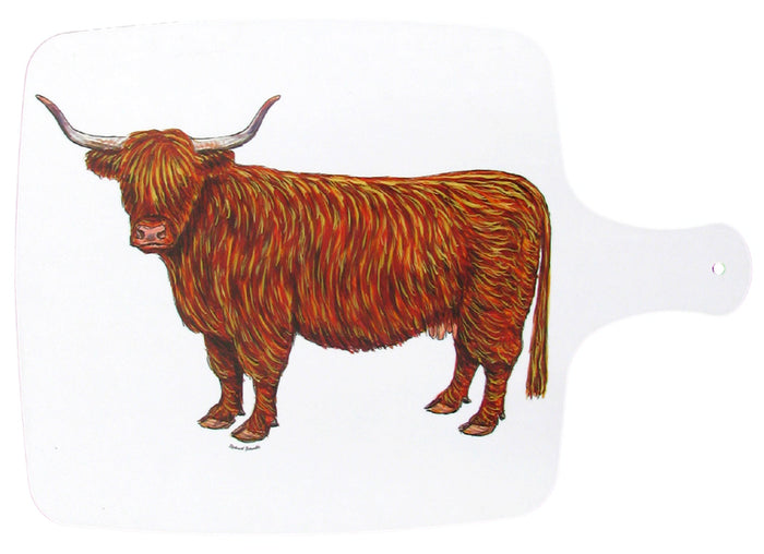 Highland Cow Melamine Chopping Board