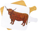 Highland Cow Melamine Chopping Board