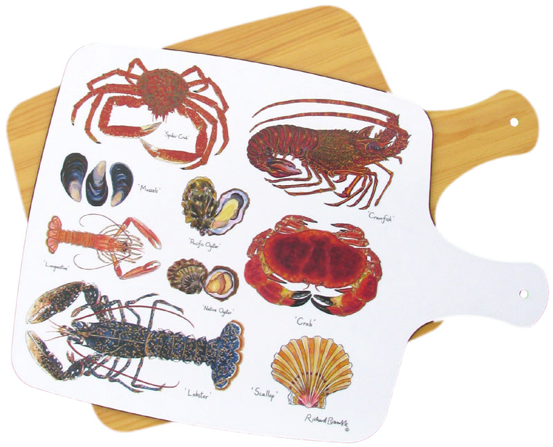 Shellfish Melamine Chopping Board | Richard Bramble — Richard Bramble Store