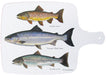 Trout & Salmon Melamine Board by Richard Bramble