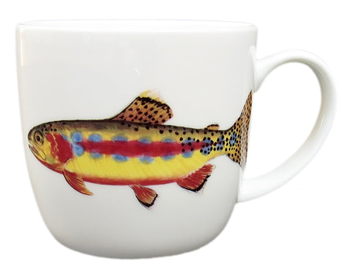 Richard Bramble Golden Trout Mug (medium round sided) end of line