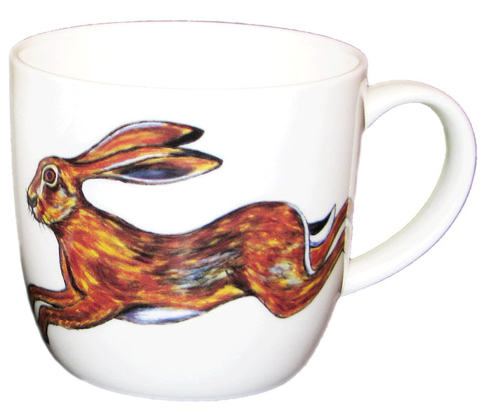 Hares Mug (medium round sided) table setting