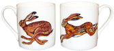 Hares Mug large size by Richard Bramble