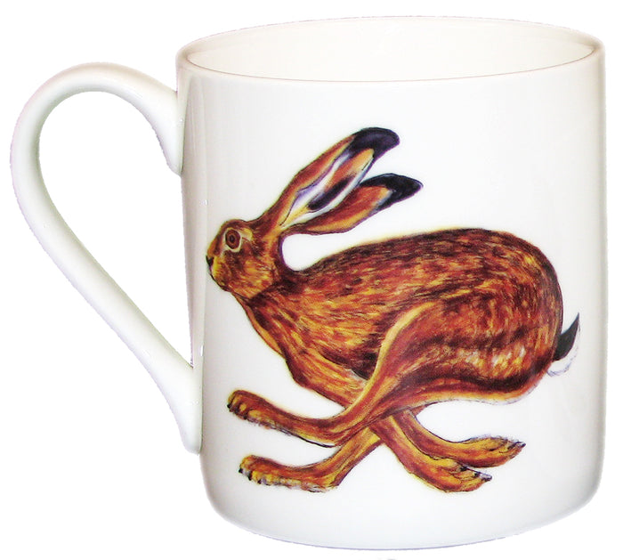 Hares mug (large size) table setting