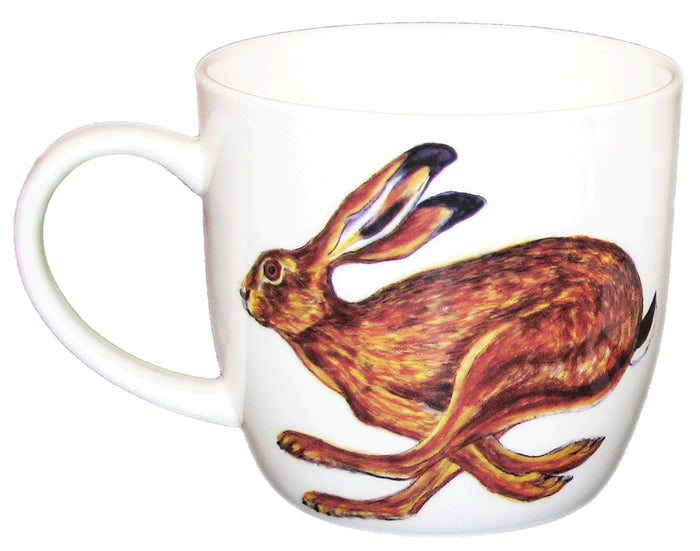 Hares Mug (medium round sided)