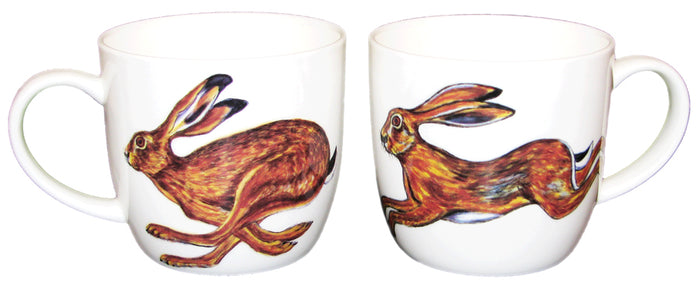 Hares Mug (medium round sided) size & rim guide