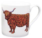 Highland Cow and Belted Galloway Cow Mug by Richard Bramble