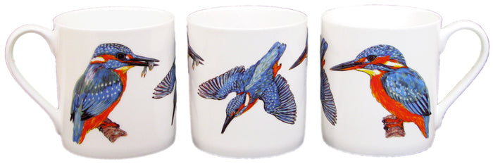 Kingfisher mug (large size) size & rim guide