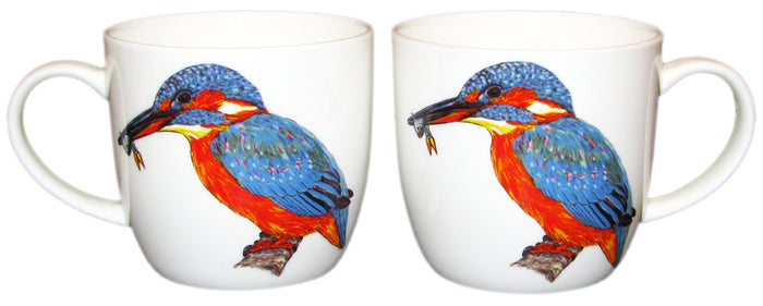 Kingfisher Mug (medium round sided) table setting